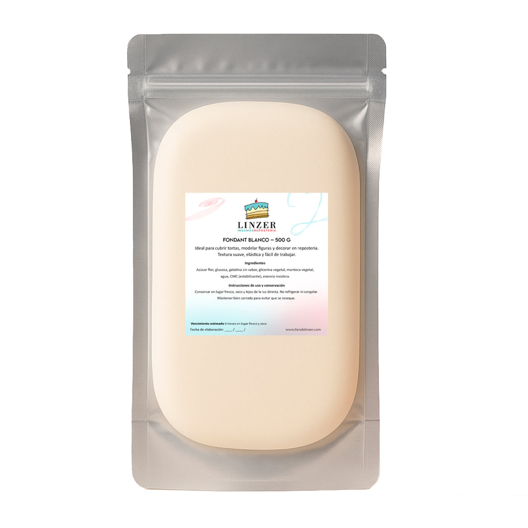 Fondant 500 gramos blanco