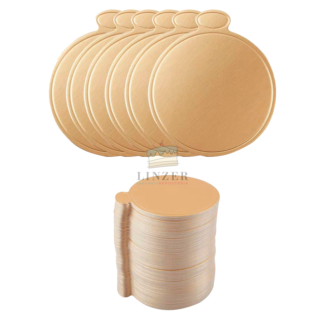 Base de Cartón para Minitortas 9 cm - 50 unidades