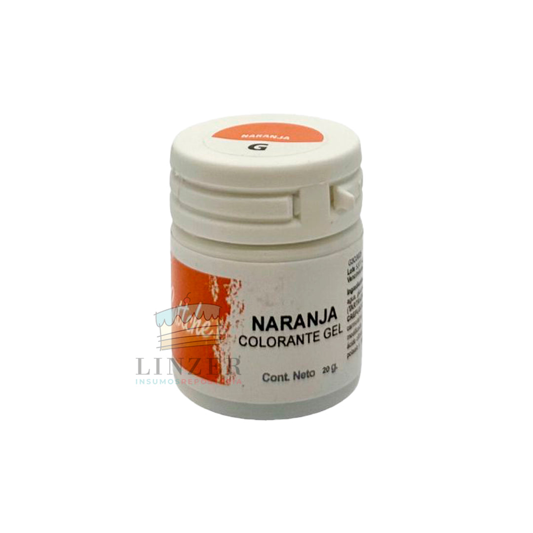 Colorante en gel Naranjo