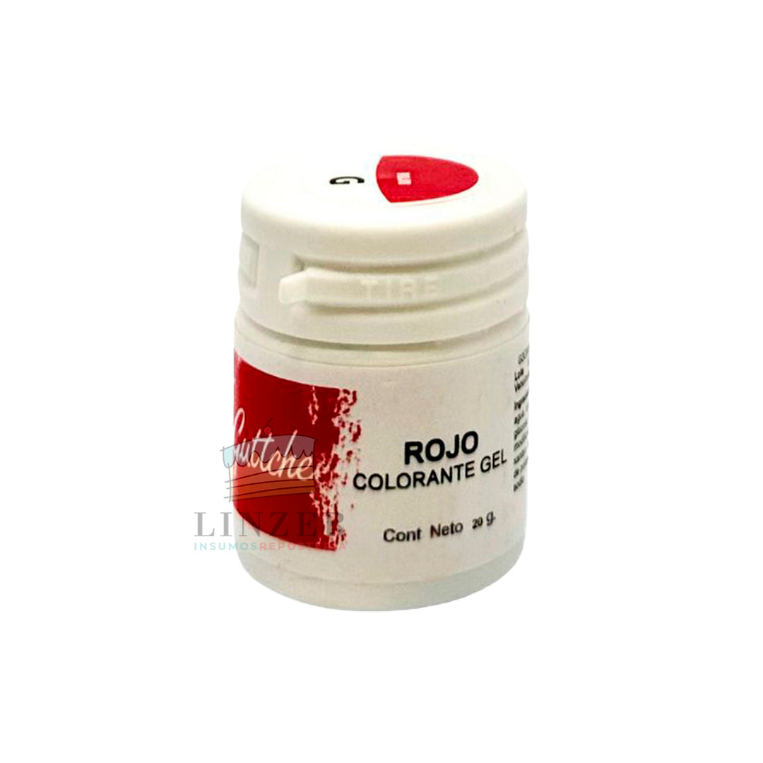 Colorante en gel Rojo