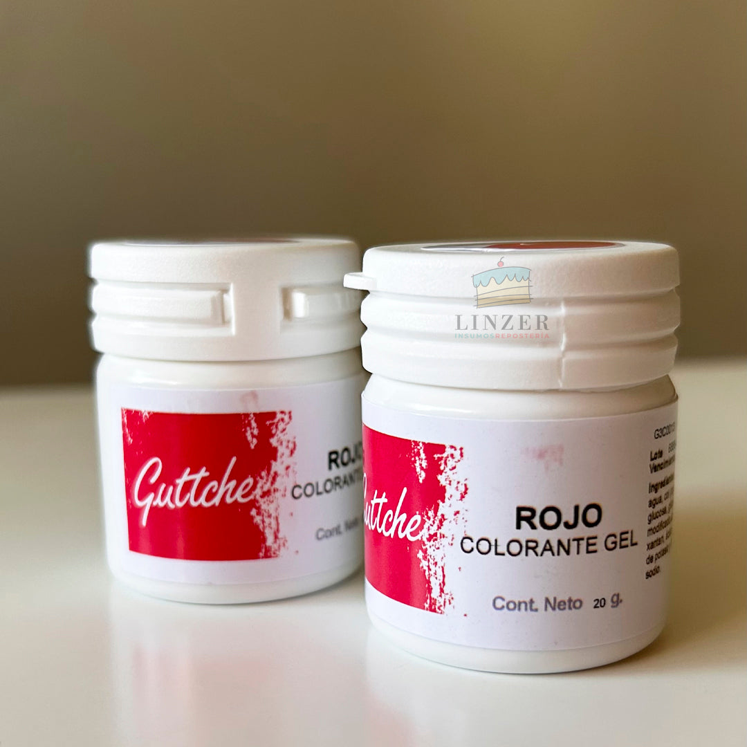 Colorante en gel Rojo