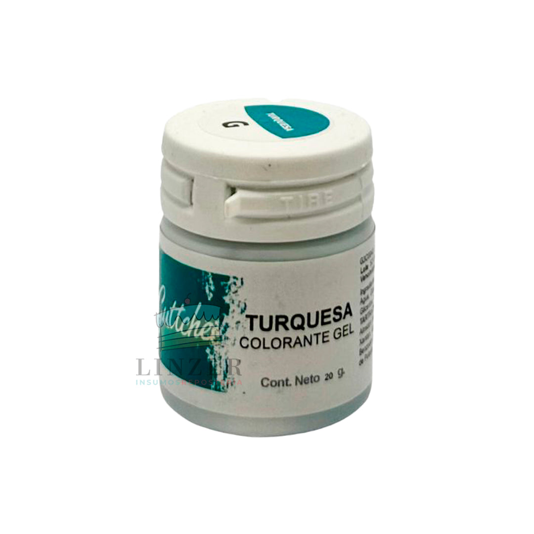 Colorante en gel Turquesa