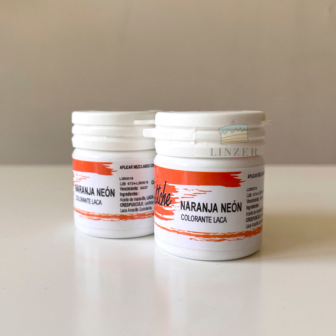 Colorante para chocolate Naranja neón