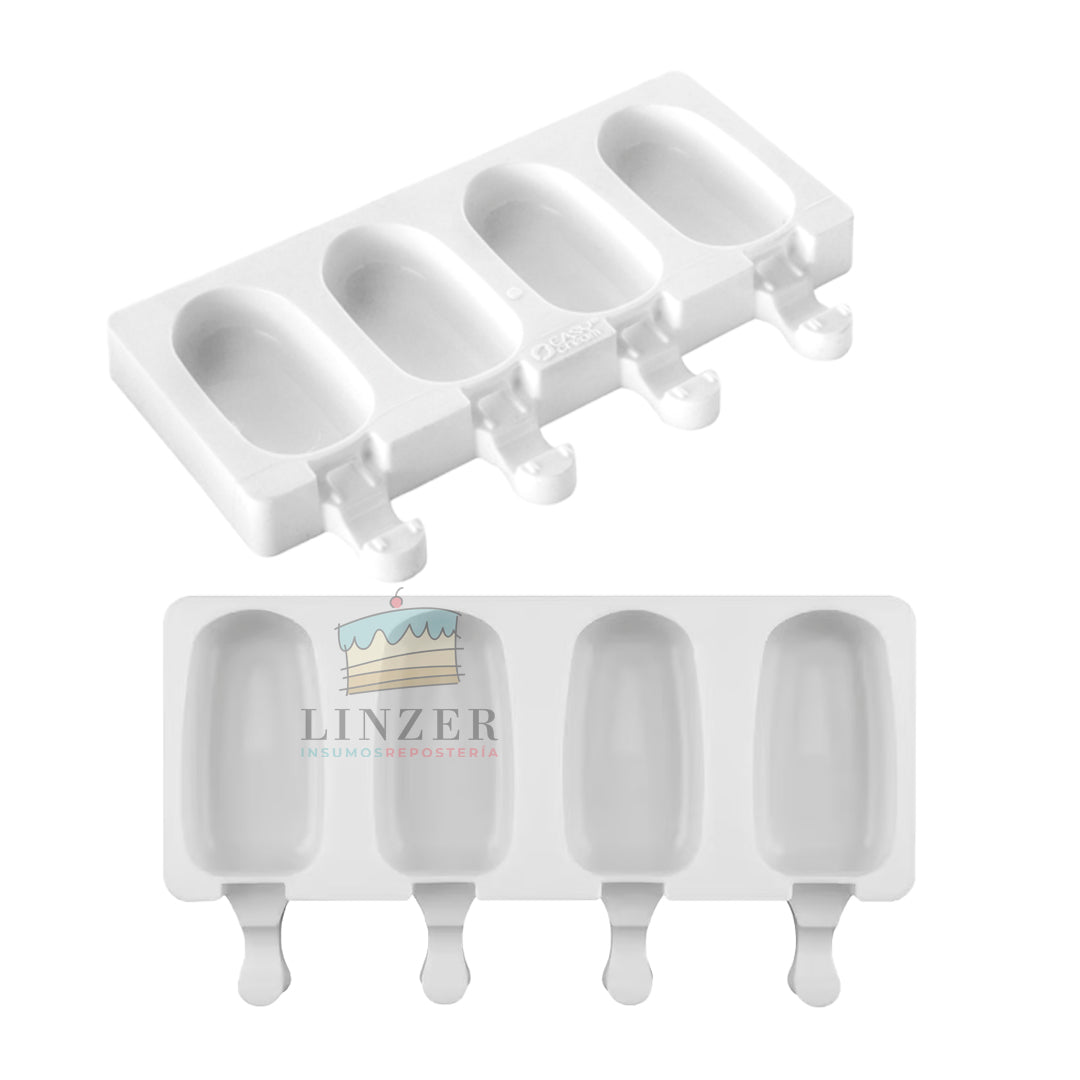 Molde silicona figura helados