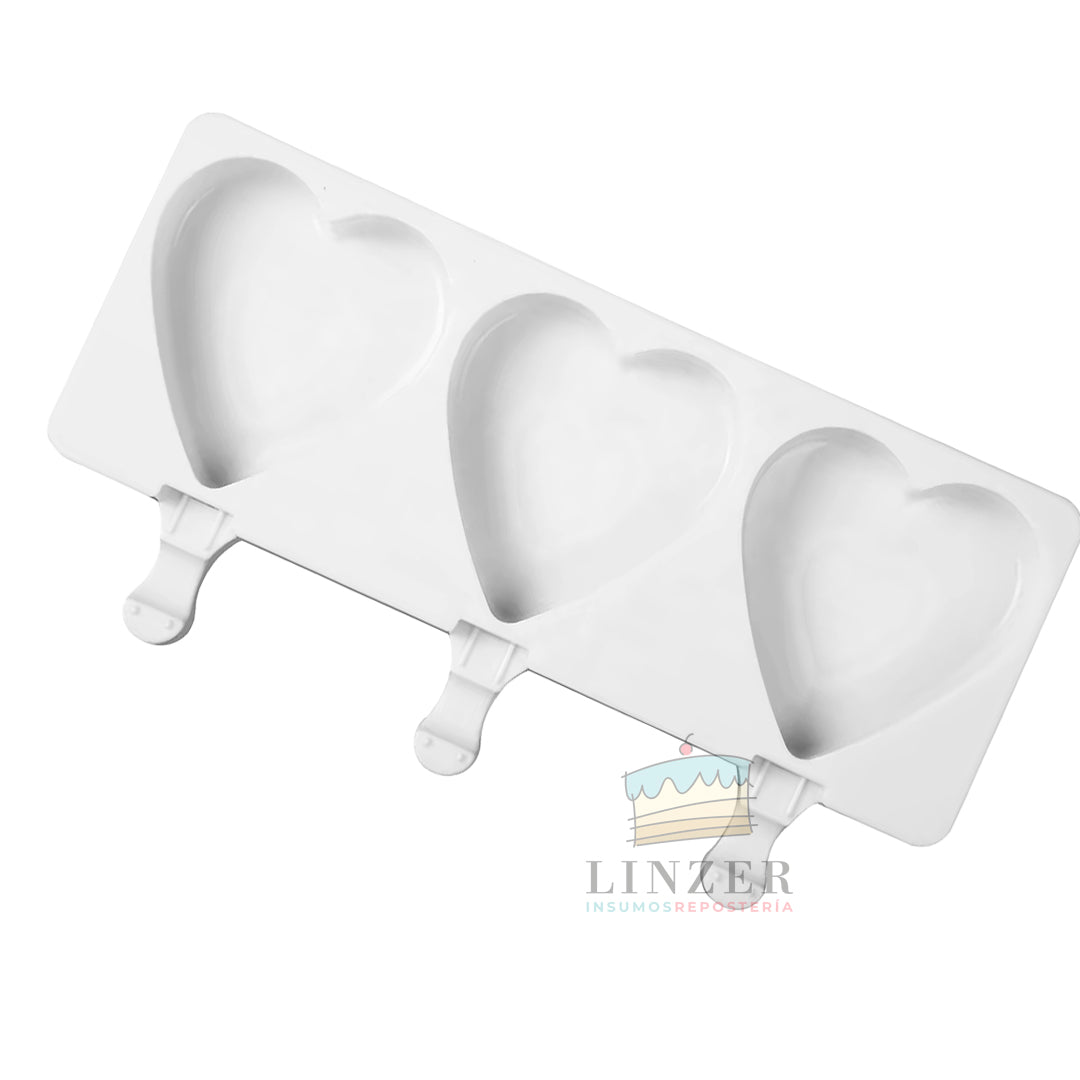 Molde de silicona corazón