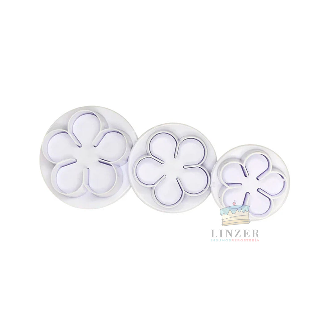 Cortador flores fondant
