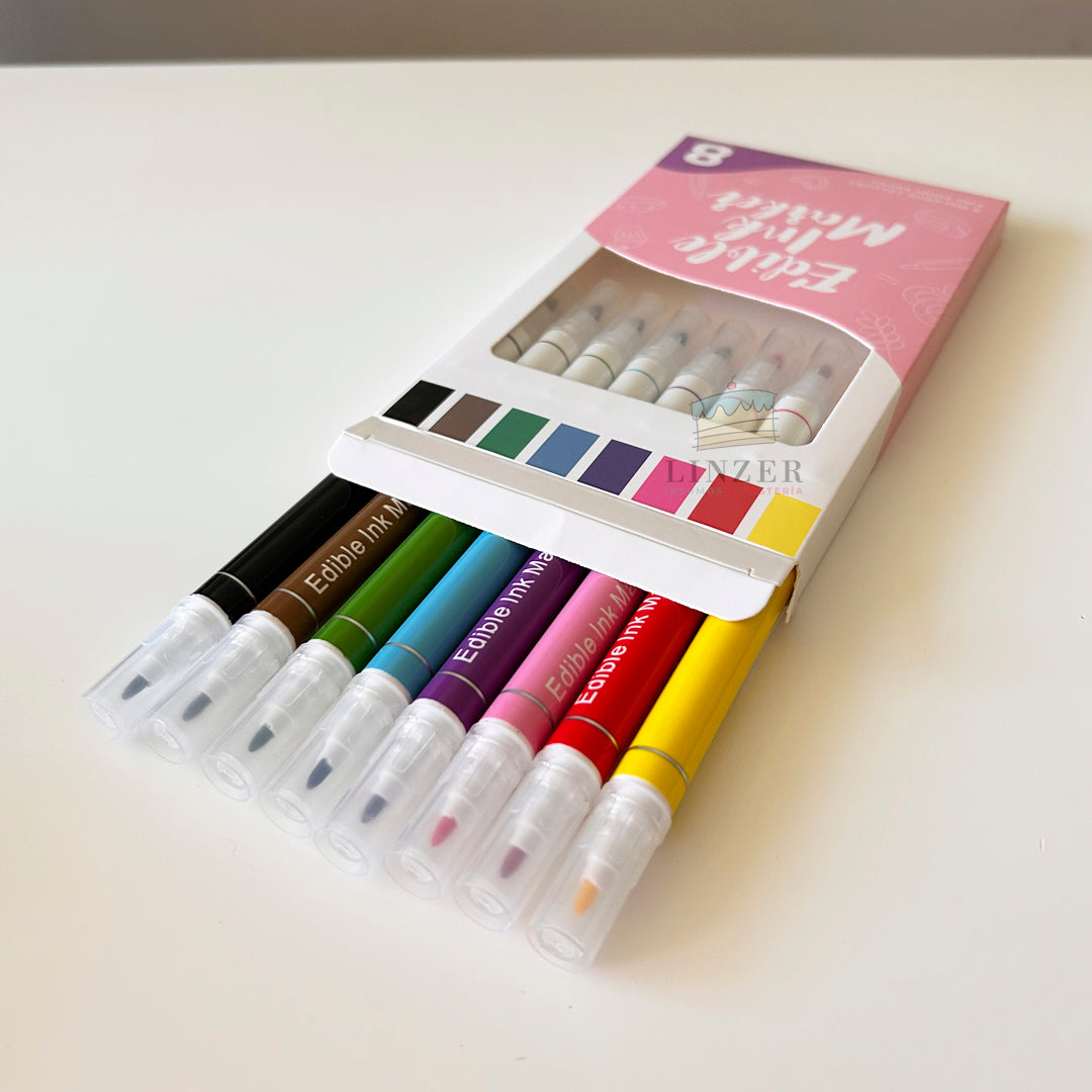 Lápices comestibles para decoración – Doble punta (8 un.)