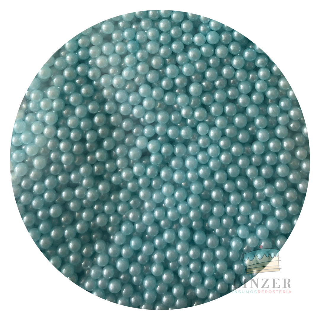 Sprinkles perlados celeste