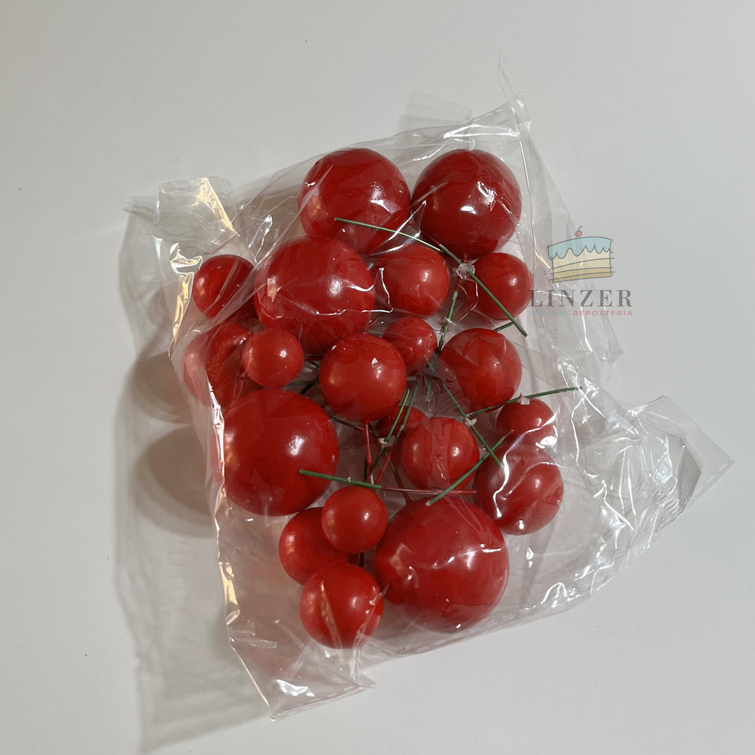 Esferas rojas - 20 unidades