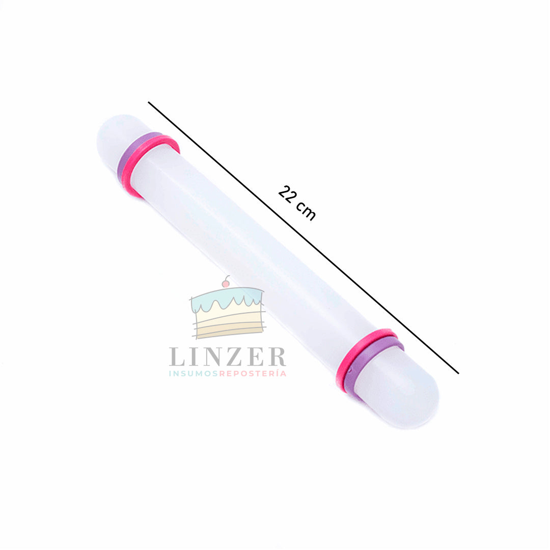 Rodillo fondant con anillos