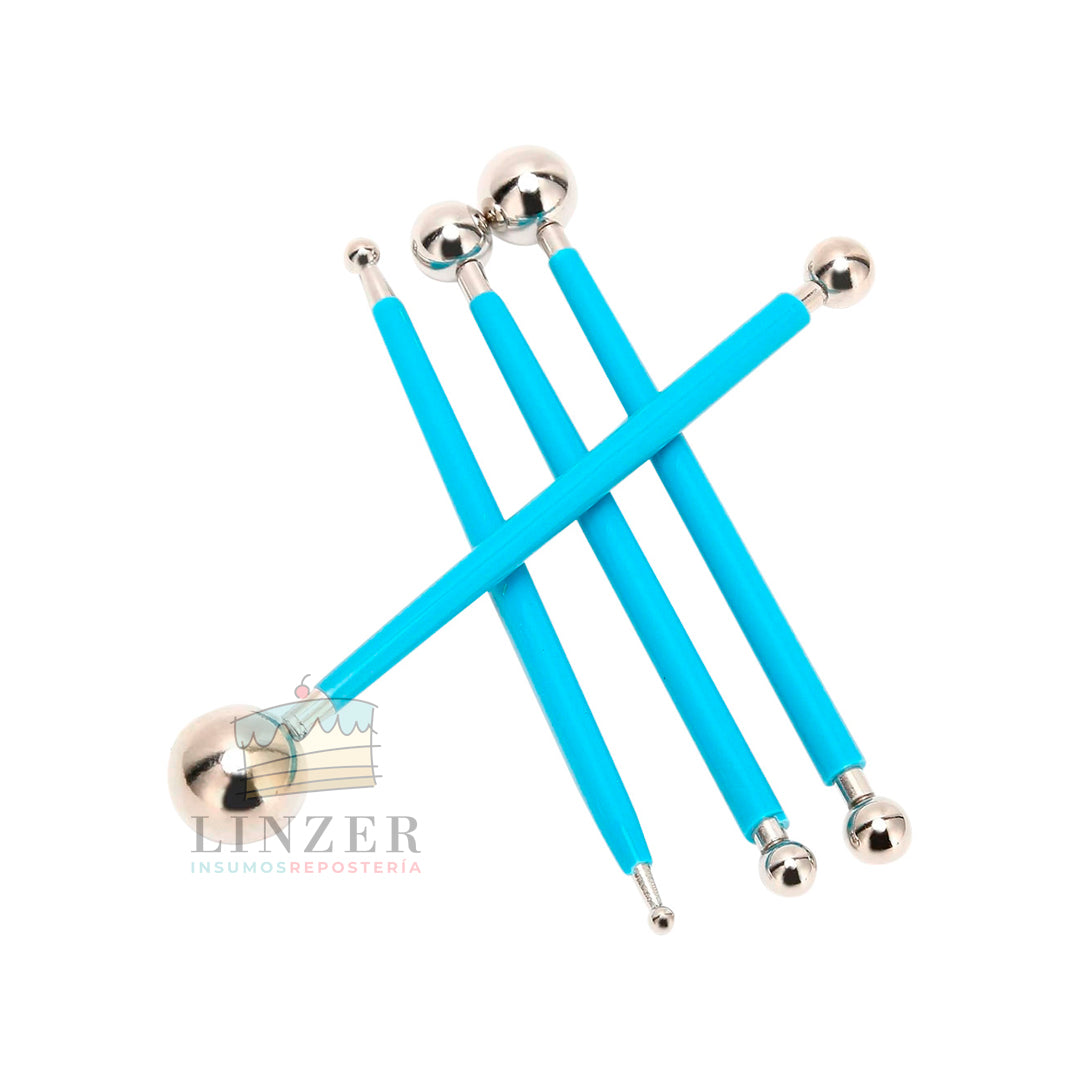 Bolillos metálicos 4 unidades