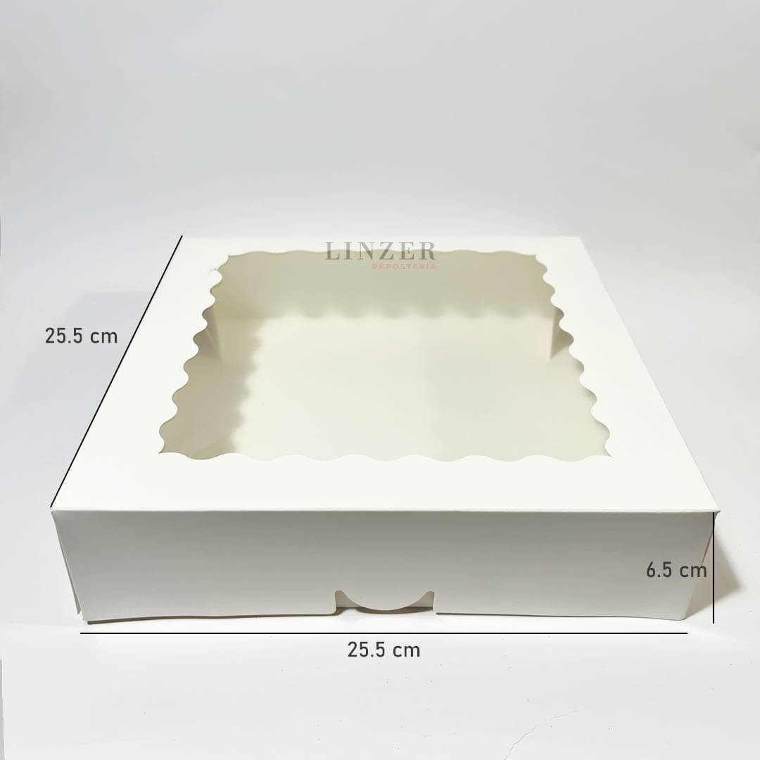 Caja para Pie de Limón y tartas 25 cm - Linzer insumos reposteria