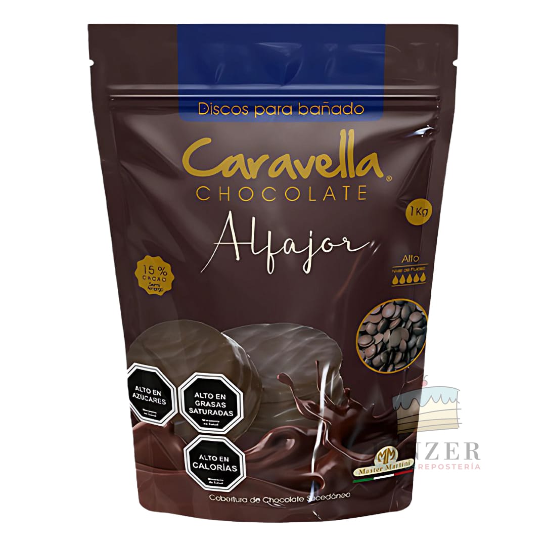 Chocolate caravella alfajor 1 kg. - Linzer insumos reposteria