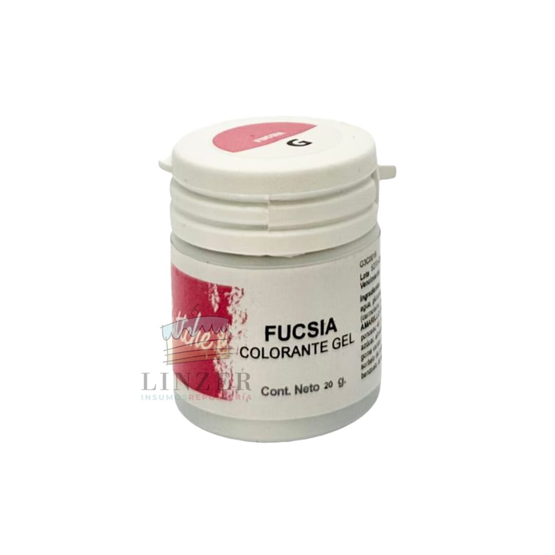 Colorante en gel Fucsia - Linzer insumos reposteria