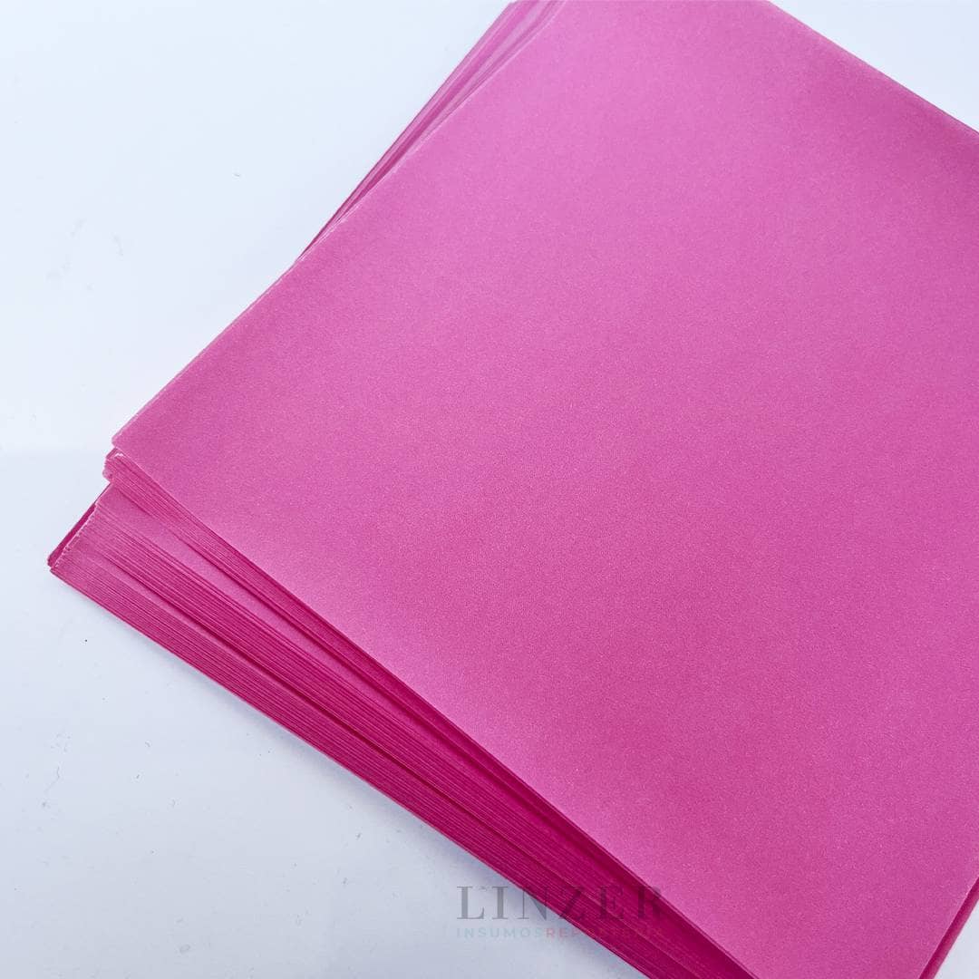 Papel para Alfajores 15x15 - Rosado - Linzer insumos reposteria
