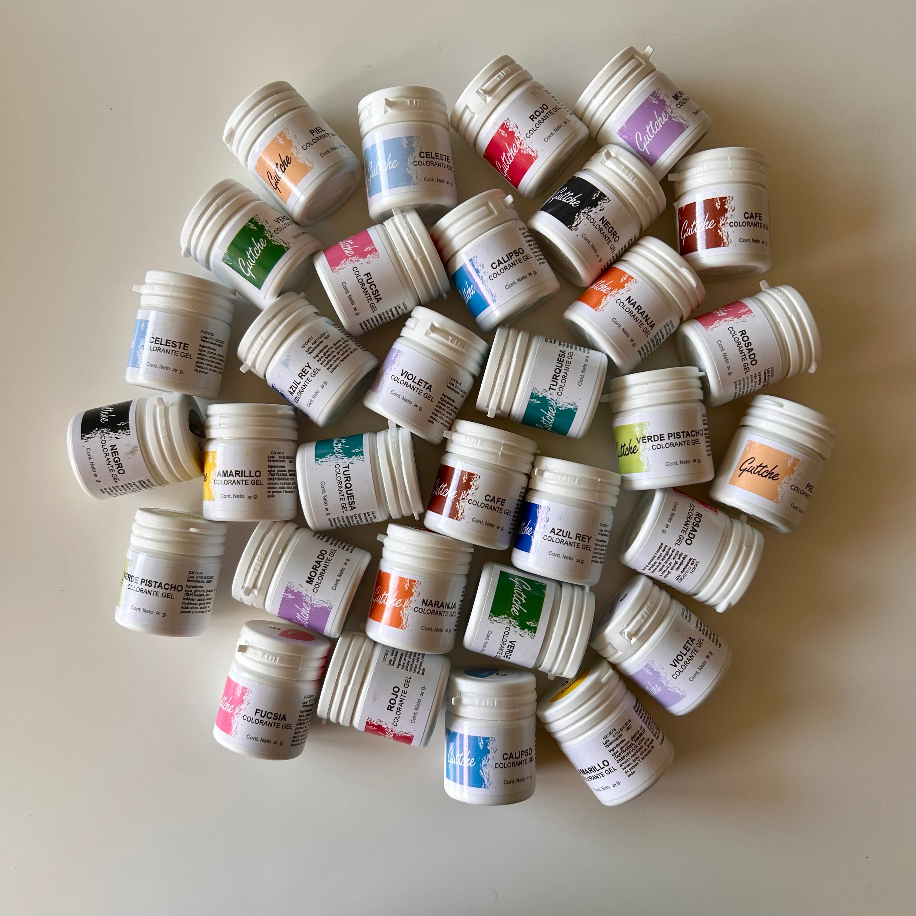 Colorantes en gel