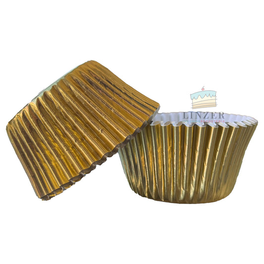 Set de cápsulas doradas metalizadas – 80 unidades