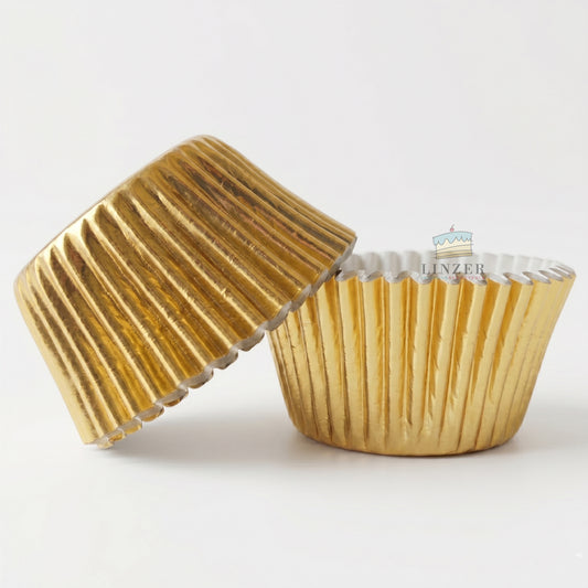 Set de cápsulas doradas metalizadas – 80 unidades