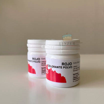 Colorante en polvo Rojo