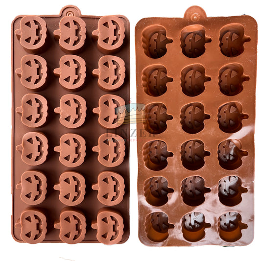 Molde de silicona calabazas