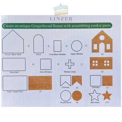 Molde Casita de Navidad – 10 Piezas 🎄