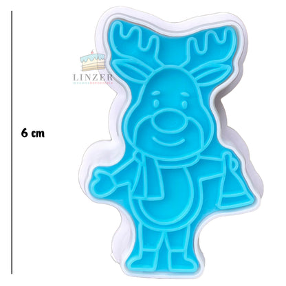 Set de Cortadores y Marcadores Navideños (8 diseños) 🎄