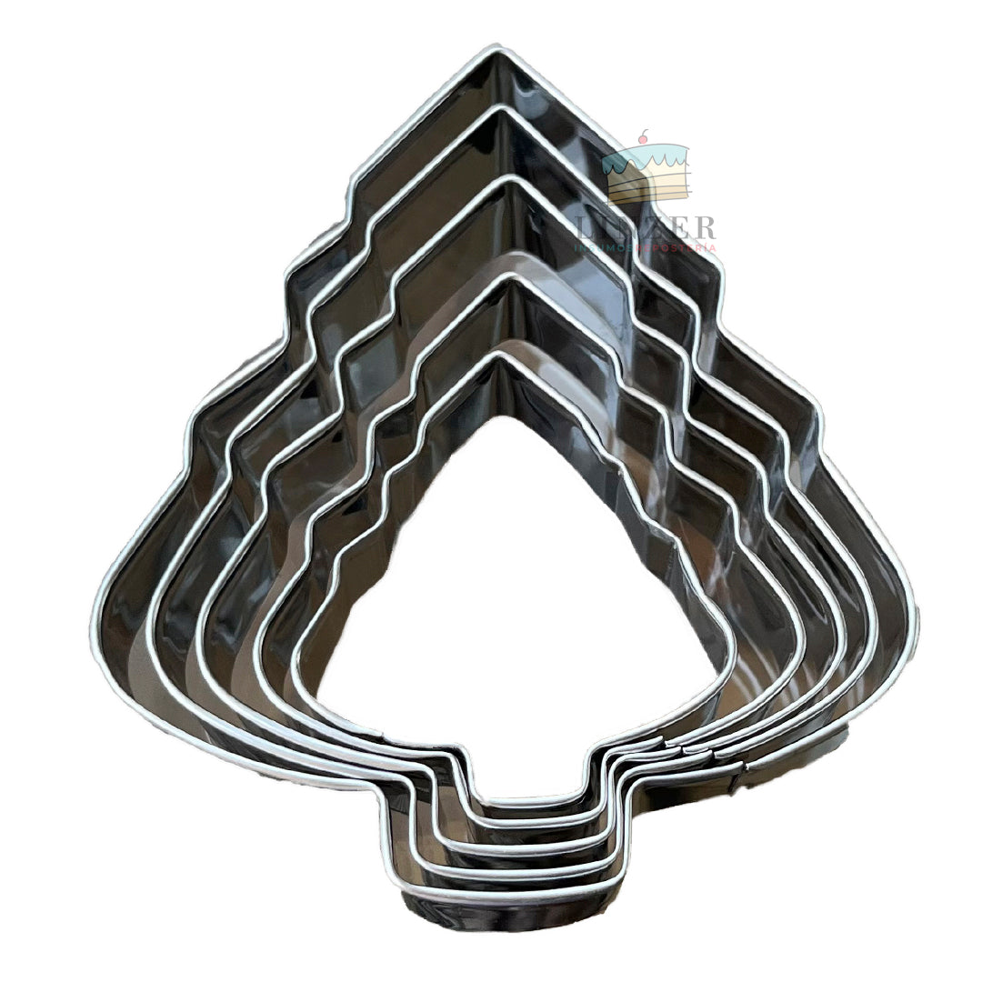 Set de Cortadores Árbol de Navidad (5 unidades)