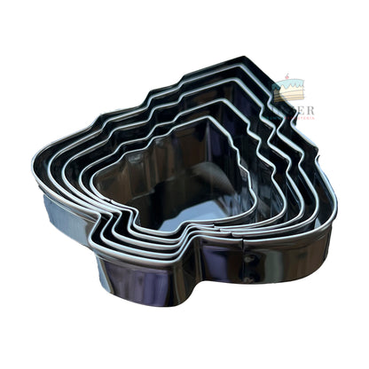 Set de Cortadores Árbol de Navidad (5 unidades)