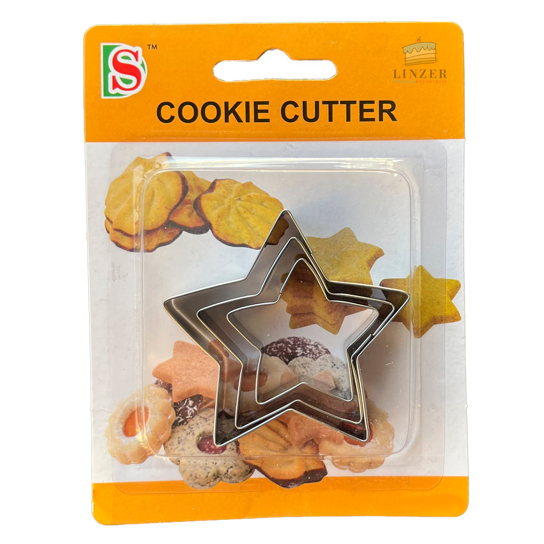 Set de Cortadores estrellas (3 unidades)