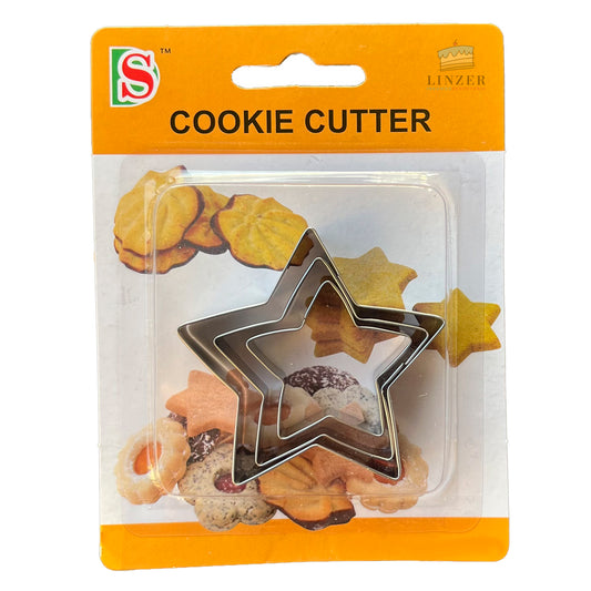 Set de Cortadores estrellas (3 unidades)