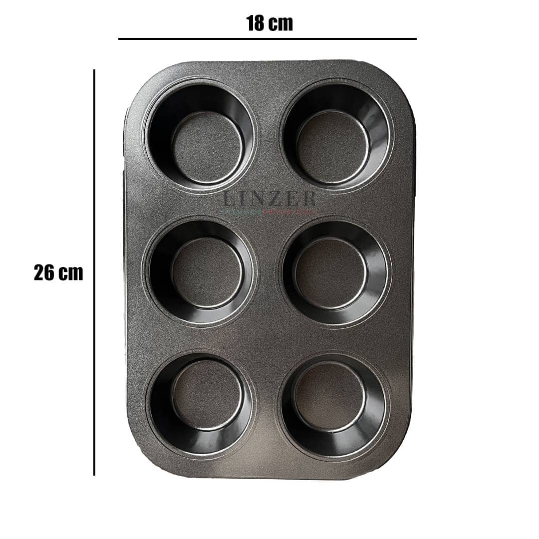 Base antiadherente para 6 Cupcakes