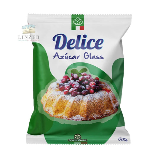 Azúcar Glass Delice (500g) - Linzer insumos reposteria 