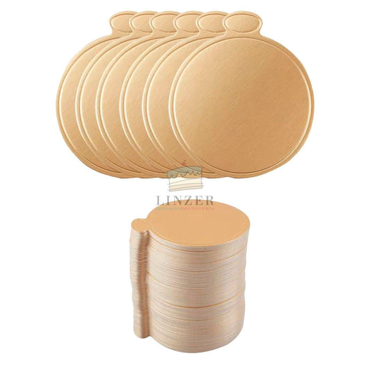 Base de Cartón para Minitortas 9 cm - 50 unidades - Linzer insumos reposteria 