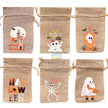 Bolsas para Dulces de Halloween (Pack de 6 un) - Linzer insumos reposteria 