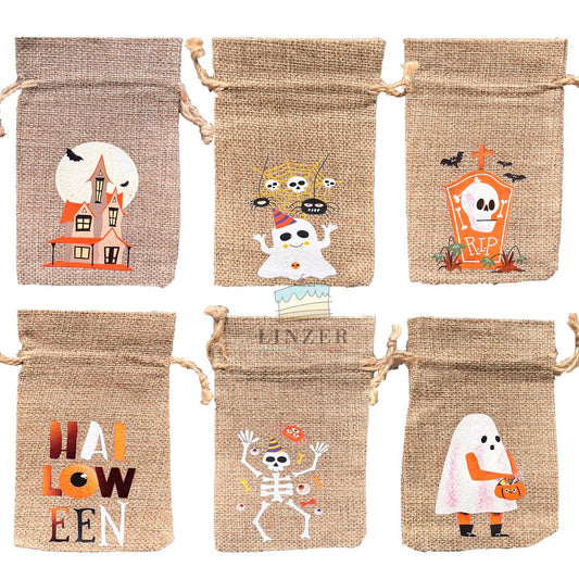 Bolsas para Dulces de Halloween (Pack de 6 un)