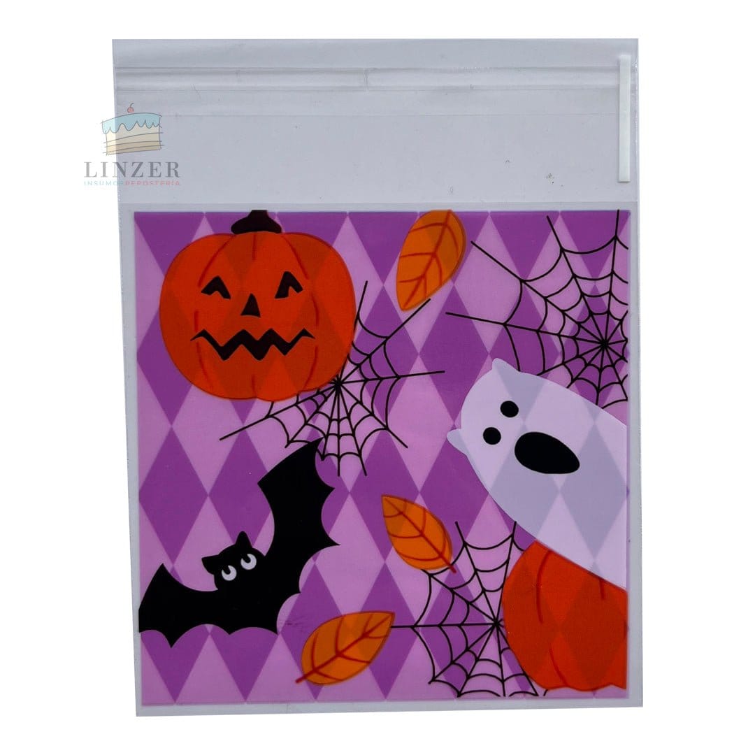 Bolsitas Halloween 10x12 cm (50 un) - Linzer insumos reposteria 