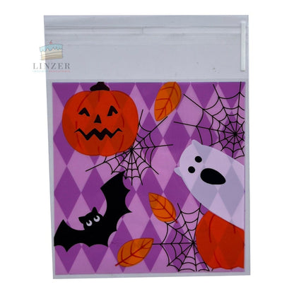 Bolsitas Halloween 10x12 cm (50 un) - Linzer insumos reposteria 