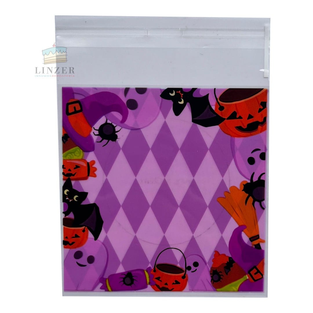 Bolsitas Halloween 10x12 cm (50 un) - Linzer insumos reposteria 