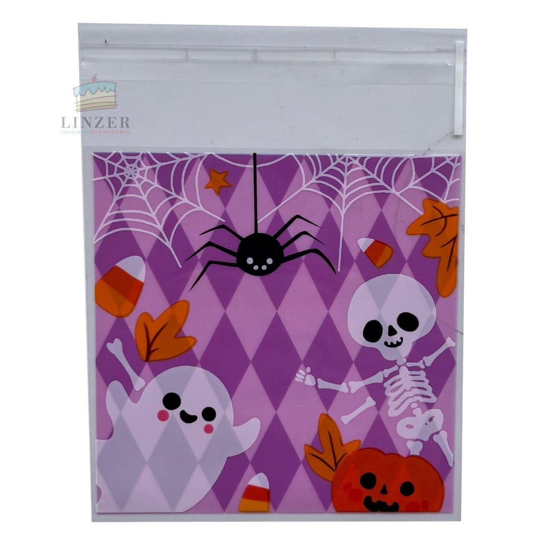Bolsitas Halloween 10x12 cm (50 un) - Linzer insumos reposteria 