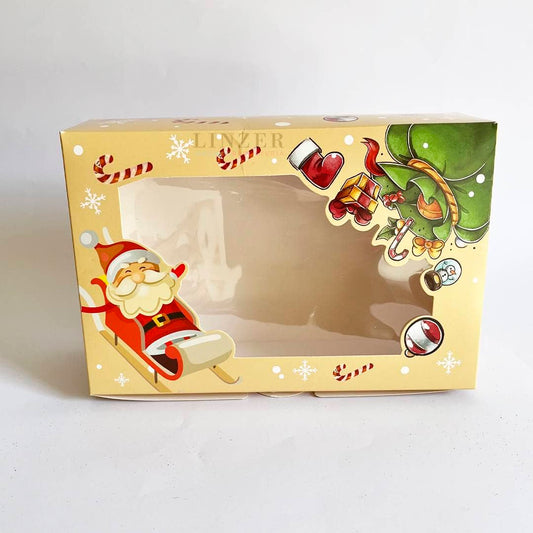 Caja Navideña Dulce trineo - Pack x5 - Linzer insumos reposteria