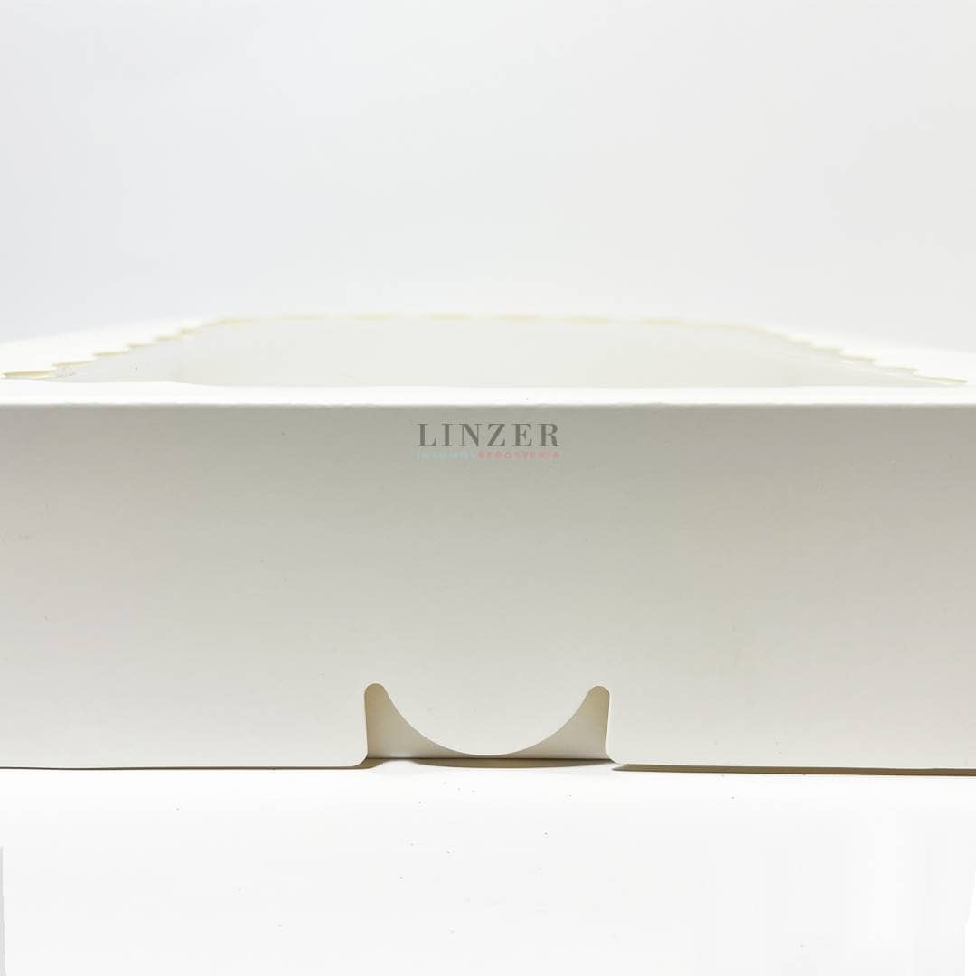 Caja para Pie de Limón y tartas 25 cm - Linzer insumos reposteria 