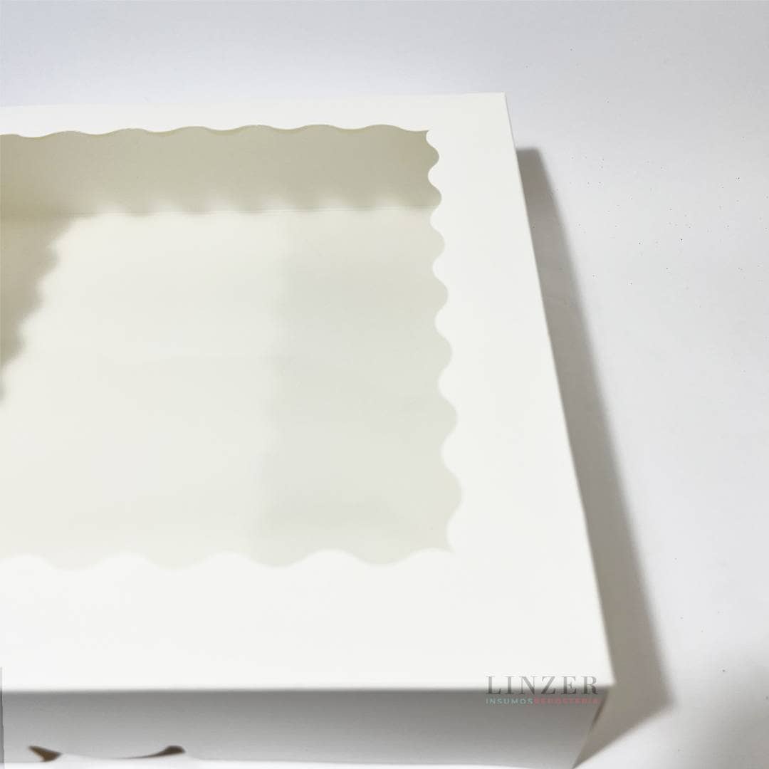 Caja para Pie de Limón y tartas 25 cm - Linzer insumos reposteria 