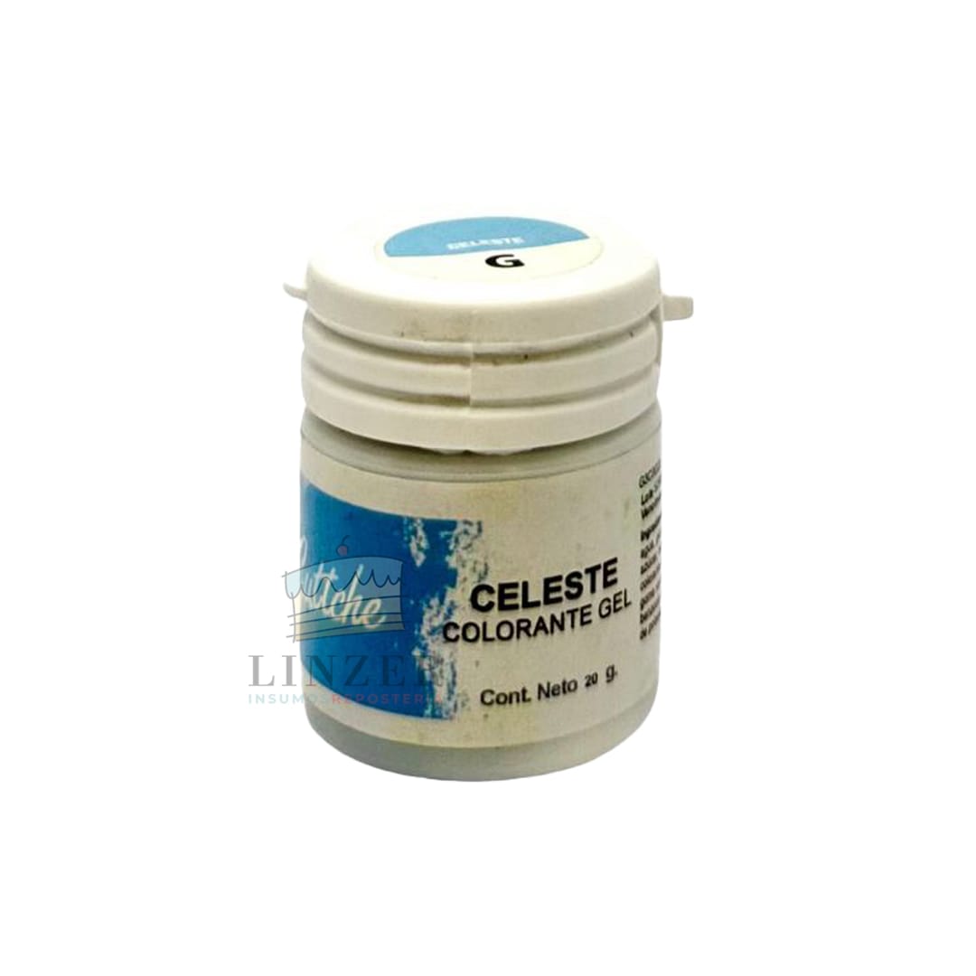 Colorante en gel Celeste - Linzer insumos reposteria 