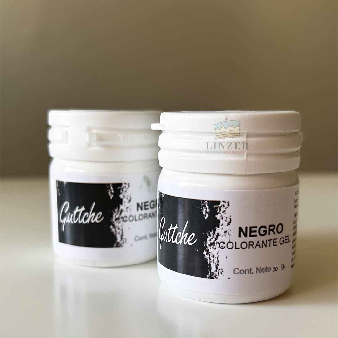 Colorante en gel Negro - Linzer insumos reposteria 