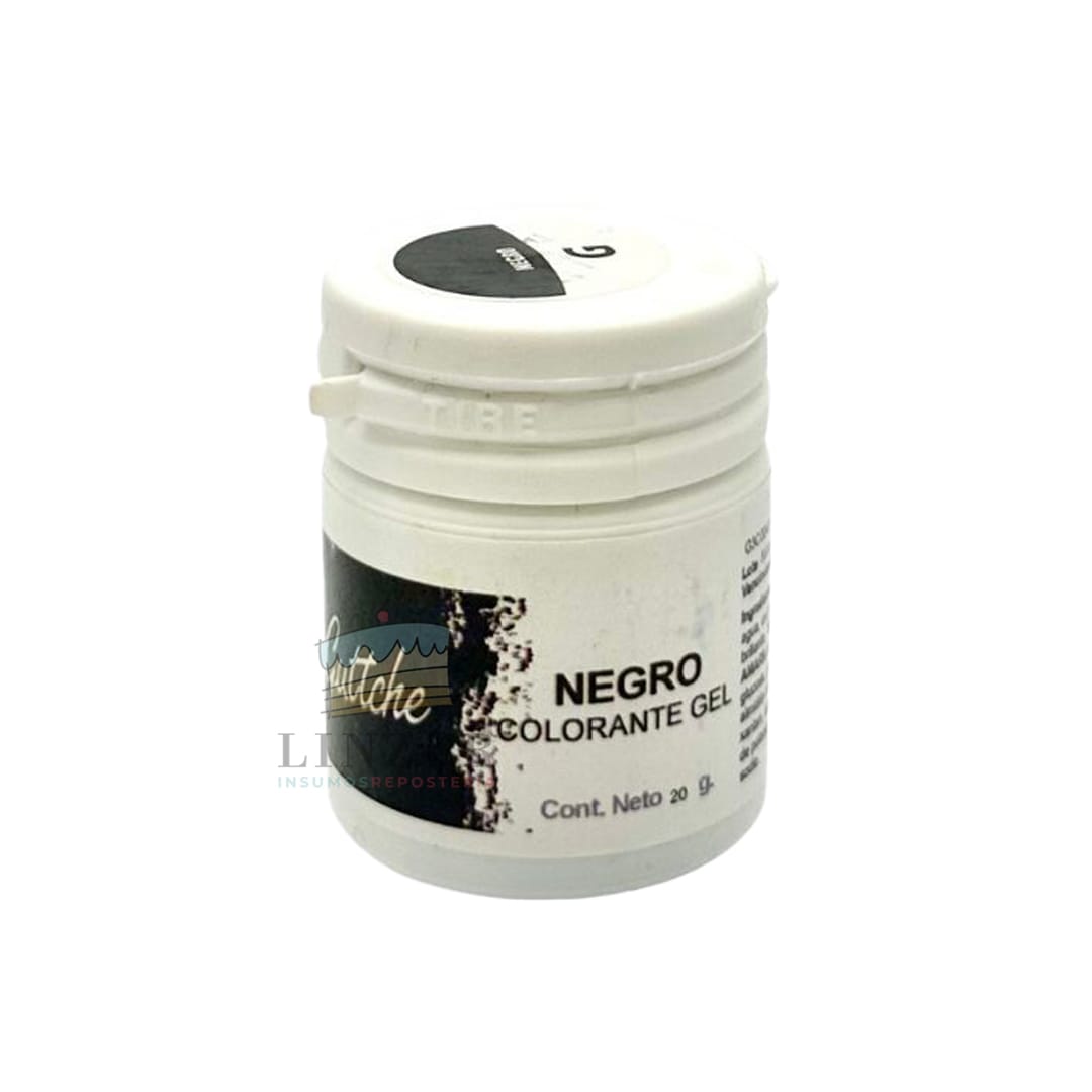Colorante en gel Negro - Linzer insumos reposteria 
