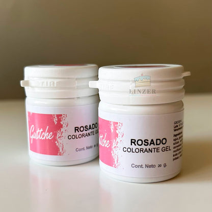 Colorante en gel Rosado - Linzer insumos reposteria 