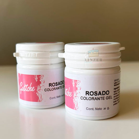 Colorante en gel Rosado - Linzer insumos reposteria 