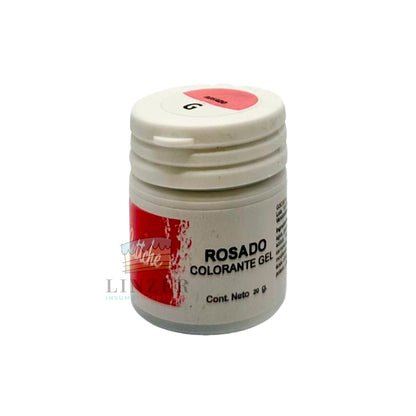 Colorante en gel Rosado - Linzer insumos reposteria 