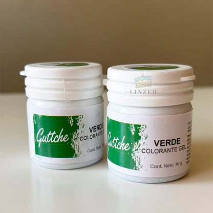 Colorante en gel Verde - Linzer insumos reposteria 