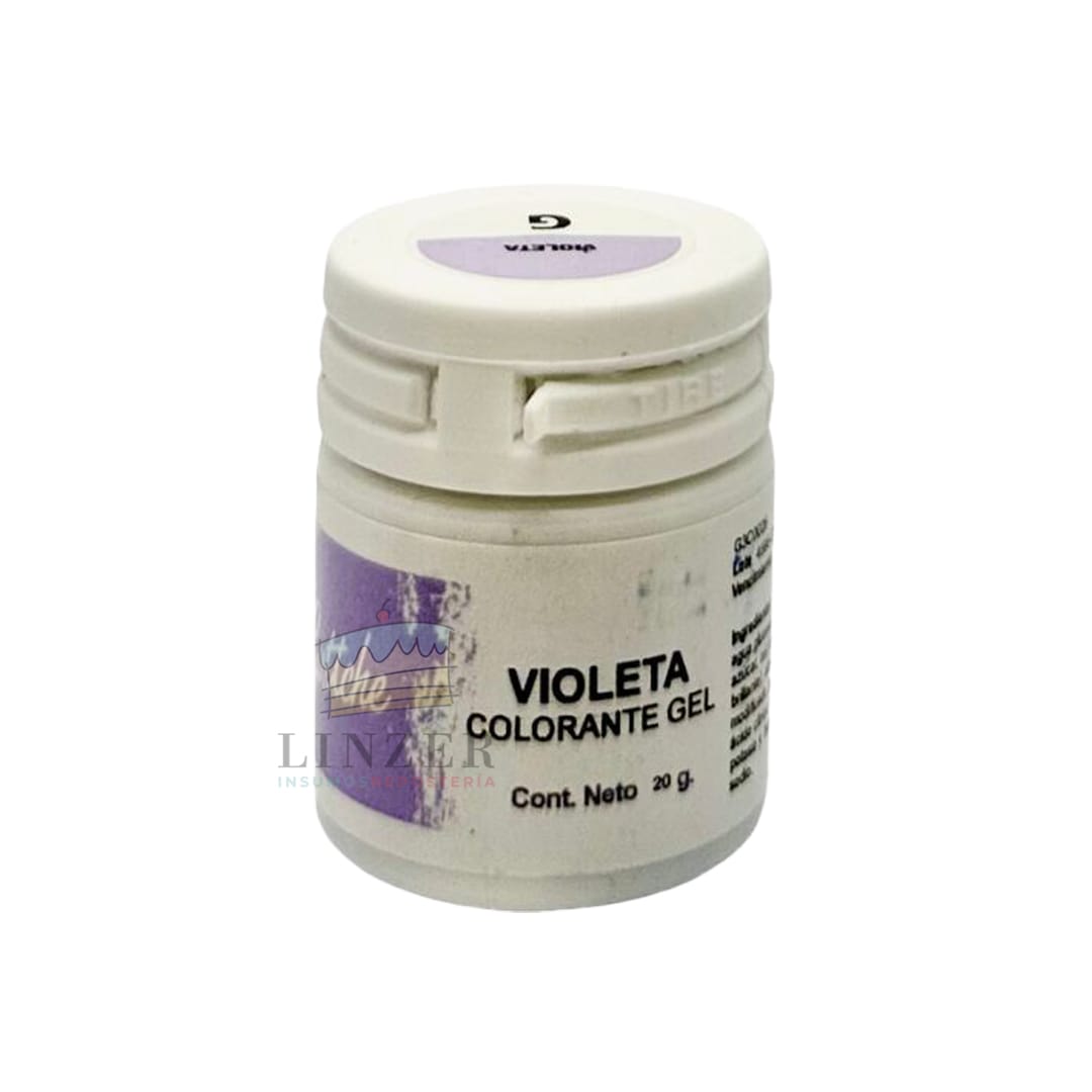 Colorante en gel Violeta - Linzer insumos reposteria 